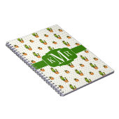 Cactus & Succulent Polk Dot Pattern Notitieboek (Rechterzijde)