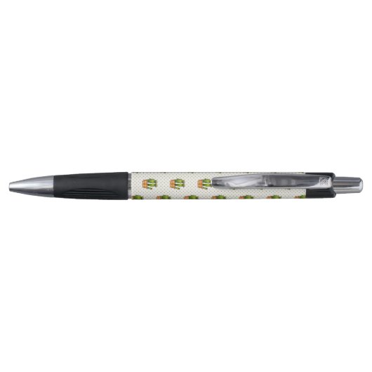 Cactus & Succulent Polk Dot Pattern Pen (Achterkant)