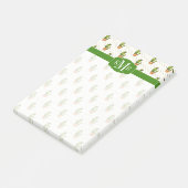 Cactus & Succulent Polk Dot Pattern Post-it® Notes (Schuin)