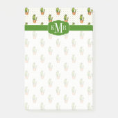 Cactus & Succulent Polk Dot Pattern Post-it® Notes (Voorkant)
