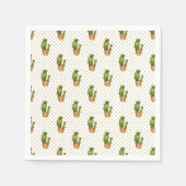 Cactus & Succulent Polk Dot Pattern Servetten (Voorkant)