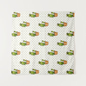 Cactus & Succulent Polk Dot Pattern Wandkleed (Voorkant)