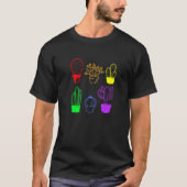 Cactus Succulent Pride Rainbow Plant Subtle Lgbt G T-shirt (Voorkant)