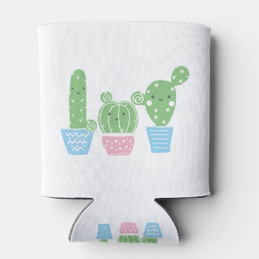 cactus, succulent, schattig kunstfesta, mexicaan, blikjeskoeler (Achterkant)