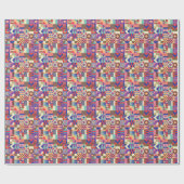 Cactus Succulent: schets stijl Doodle Cadeaupapier (Vlak)