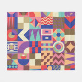 Cactus Succulent: schets stijl Doodle Fleece Deken (Voorkant (Horizontaal))