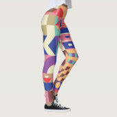Cactus Succulent: schets stijl Doodle Leggings (Rechts)