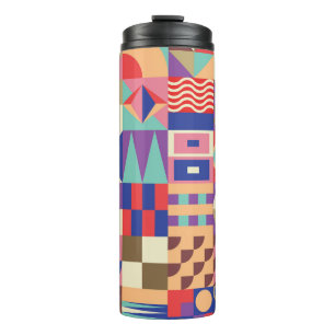 Cactus Succulent: schets stijl Doodle Thermosbeker