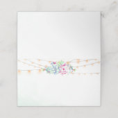 Cactus Succulent String Lights Trouwplaats Kaarten Plaatskaartje (Buitenkant ongevouwen)