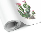 Cactus Succulent Tropical Cadeaupapier (Rol Hoek)