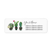 cactus, succulent, waterverf, fiesta, mexicaan etiket (Voorkant)