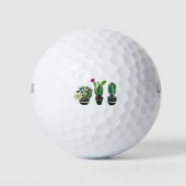 cactus, succulent, waterverf, fiesta, mexican; golfballen (Voorkant)