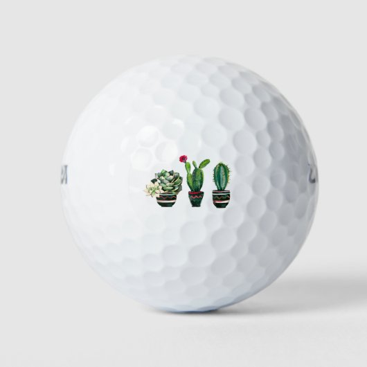 cactus, succulent, waterverf, fiesta, mexican; golfballen (Voorkant)