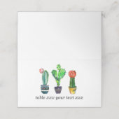 cactus, succulent, waterverf, fiesta, mexican; plaatskaartje (Buitenkant ongevouwen)