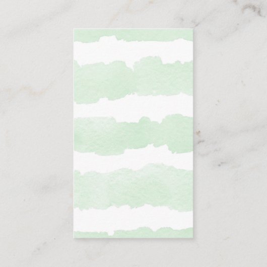 Cactus succulenten blauw groene luier raffle informatiekaartje (Achterkant)