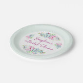 Cactus & Succulenten Foliage Vrijgezellenfeest Papieren Bordje (Gekanteld)