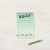 Cactus, Succulenten groen om lijst te doen Post-it® Notes (Op bureau)