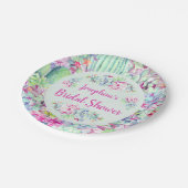 Cactus & Succulenten Vrijgezellenfeest Papieren Bordje (Gekanteld)