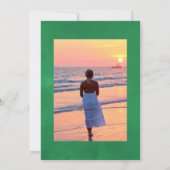 Cactus Succulents Celebration of Life Photo Kaart (Achterkant)