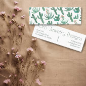 Cactus & Succulents Chic Waterverf Patroon Mini Visitekaartje