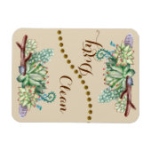 Cactus Succulents Clean Flip Dishwaser Magnet Magneet (Horizontaal)