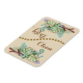 Cactus Succulents Clean Flip Dishwaser Magnet Magneet (Linkerzijde)