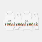 Cactus & Succulents in Roos Gold Pots Bedankdoosjes (Uitgevouwen)