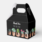 Cactus & Succulents in Roos Gold Pots Bedankdoosjes (Achterkant)
