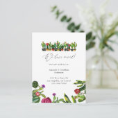 Cactus Succulents New Address Aankondigingskaart (Staand voorkant)