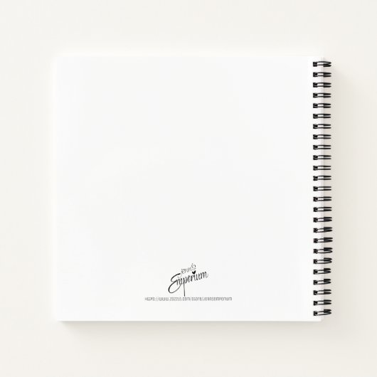 Cactus Succulents Pink Green Pattern Personalized Notitieboek (Achterkant)