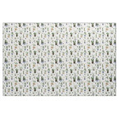 Cactus Succulents & Potted Plant Boho Pattern Stof (Yard (91,4 cm))