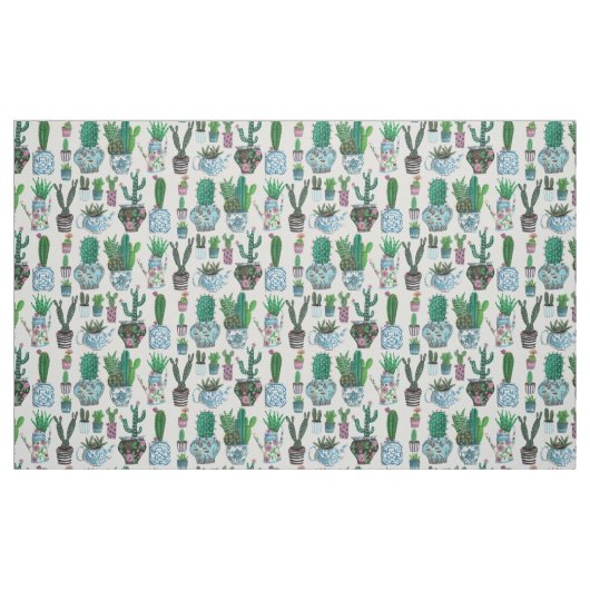 Cactus Succulents Surface Pattern | Stof (Fat Quarter)