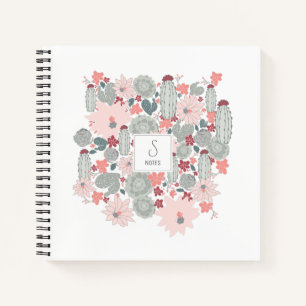 Cactus Succulents Thema Personalized Notitieboek