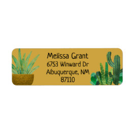Cactus, Succulents, to from, Craty, Return Label