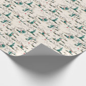 Cactus Succulents:  woestijnbloemen. Cadeaupapier (Hoek)