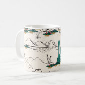 Cactus Succulents: woestijnbloemen. Koffiemok (Voorkant links)