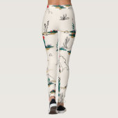 Cactus Succulents: woestijnbloemen. Leggings (Achterkant)