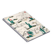 Cactus Succulents:  woestijnbloemen. Notitieboek (Rechterzijde)