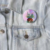 Cactus Sunrise Button (In situ)