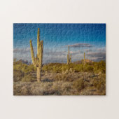 Cactus Sunset in Arizona Legpuzzel (Horizontaal)