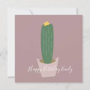 Cactus Taart Illustratie Verjaardag