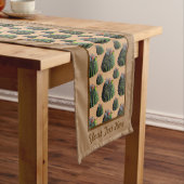 Cactus Table Runner - Optionele Personalisatie Korte Tafelloper (Voorbeeld)