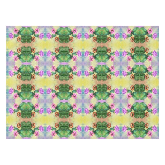 Cactus Tablecloth Tafelkleed (Voorkant (Horizontaal))