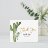 Cactus Taco 'bout Love Koppel Bedankkaart (Staand voorkant)