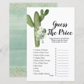 Cactus Taco over liefde Raad eens prijs spel (Voorkant / Achterkant)