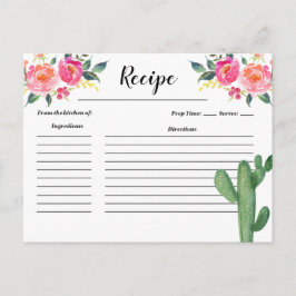 Cactus Taco over Love Bruidsmeesterschap Recept ka Briefkaart