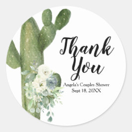 Cactus Taco over Love Couples doukin Ronde Sticker