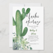 Cactus Taco over Love Couples Shower modern Kaart (Voorkant)