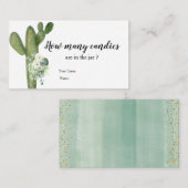 Cactus Taco over Love denk eens na hoeveel Snoepje Informatiekaartje (Voorkant / Achterkant)