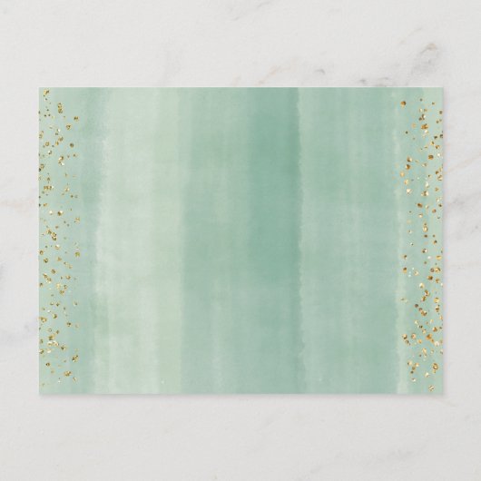 Cactus Taco over White Flowers Books voor baby Uitnodiging Briefkaart (Achterkant)